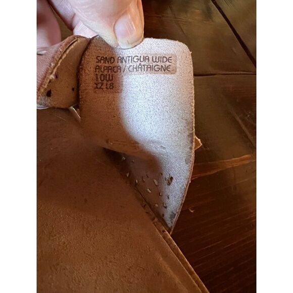 Earth 10W Comfortable Leather "Antigua" Sand Slip In Sandal Excellent Condition! - Picture 5 of 7